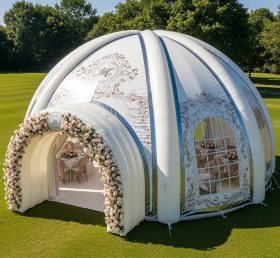 Tent1-6003 Cúpula Inflável com Tema de Casamento