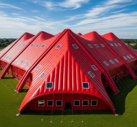 Tent1-6039 Tenda Inflável Gigante Cúpula Vermelha