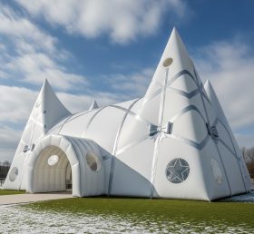 Tent1-6047 Tenda Inflável Tema Castelo de Gelo