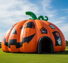 Tent1-6059 Tenda Inflável Tema Abóbora de Halloween