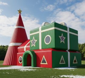 Tent1-6062 Tenda Inflável com Tema de Natal