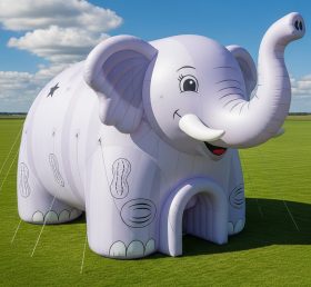 Tent1-6091 Tenda Inflável com Tema de Elefante