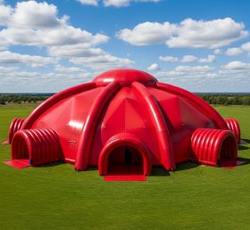 Tent1-6095 Tenda Cúpula Gigante Inflável Vermelha
