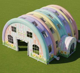 Tent1-6098 Túnel de Tenda Inflável Coelhinho da Páscoa