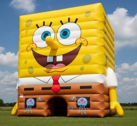 Tent1-6105 Tenda Inflável com Tema do Bob Esponja