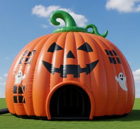 Tent1-6132 Tenda Inflável em Forma de Abóbora de Halloween