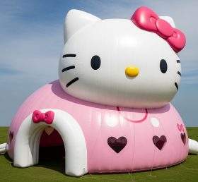 Tent1-6148 Tenda Inflável em Forma de Domo Hello Kitty