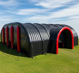 Tent1-6166 Túnel Arco Preto Tenda Inflável