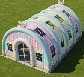 Tent1-6178 Tenda Inflável com Tema de Coelhinho da Páscoa