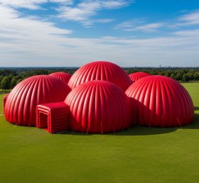 Tent1-6205 Cúpula Inflável Gigante Vermelha