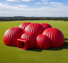 Tent1-6208 Cúpula Inflável Gigante Vermelha