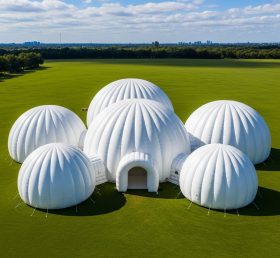 Tent1-6213 Domo Inflável Branco Gigante