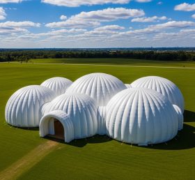 Tent1-6214 Domo Inflável Gigante Branco