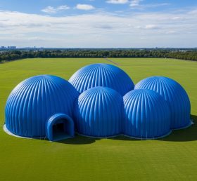 Tent1-6221 Cúpula Azul Cluster Inflável