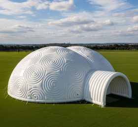 Tent1-6237 Cúpula Inflável com Padrão em Espiral