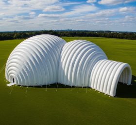 Tent1-6243 Tenda Inflável em Forma de Domo Branca