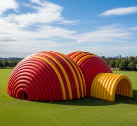 Tent1-6272 Cúpula Inflável Listrada em Arco