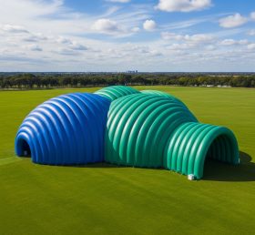 Tent1-6274 Cúpula Inflável de Arcos Coloridos