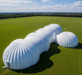 Tent1-6289 Tenda Inflável em Formato de Cúpula Branca Simples