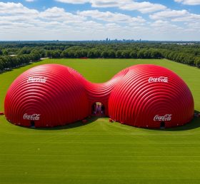 Tent1-6293 Cúpula Inflável com Branding da Coca-Cola