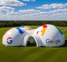 Tent1-6304 Tema de Logotipo do Google Domo Inflável