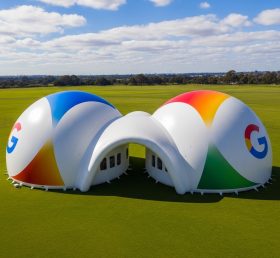 Tent1-6309 Cores Google Cúpula Inflável