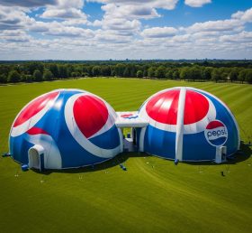 Tent1-6317 Domo Inflável Tema Pepsi