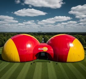 Tent1-6334 Cúpula Inflável com Tema MasterCard