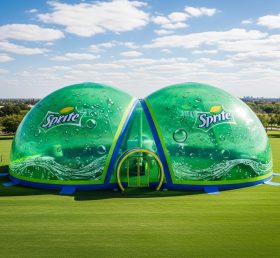 Tent1-6348 Cúpula Inflável Tema Sprite