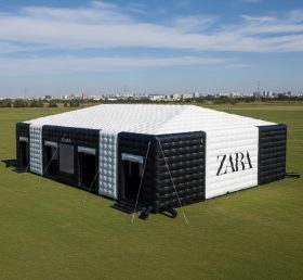 Tent1-6372 Pavilhão Inflável Preto e Branco