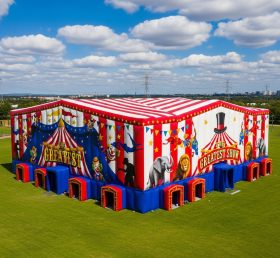 Tent1-6388 Tenda Inflável Listrada de Circo