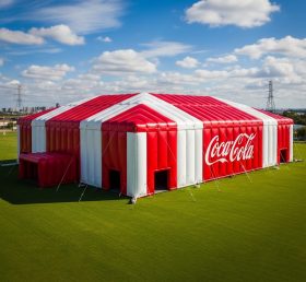 Tent1-6392 Tenda Inflável Vermelha Coca Cola para Evento