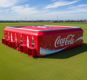 Tent1-6395 Tenda Inflável Vermelha Coca Cola