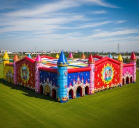 Tent1-6397 Estrutura Inflável Colorida Castelo da Disney para Eventos