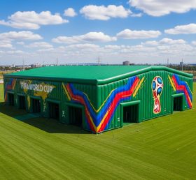 Tent1-6402 Pavilhão Inflável Verde da Copa do Mundo FIFA