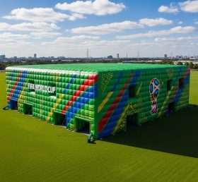Tent1-6403 Estádio Inflável Verde da Copa do Mundo FIFA
