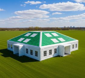 Tent1-6417 Tenda Inflável Verde e Branca para Eventos