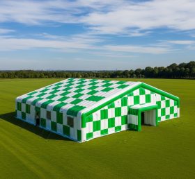 Tent1-6419 Tenda Retangular Inflável Verde e Branca