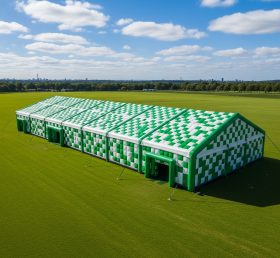Tent1-6420 Tenda Retangular Inflável Verde e Branca