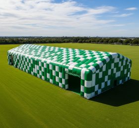 Tent1-6421 Tenda Retangular Inflável Verde e Branca