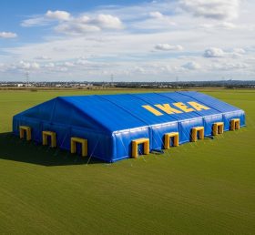 Tent1-6436 Tenda Inflável Azul Amarela IKEA
