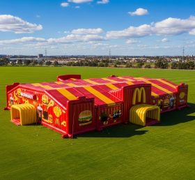 Tent1-6457 Tenda Inflável Vermelha e Amarela McDonalds