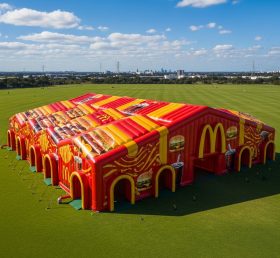 Tent1-6459 Tenda Inflável Vermelha e Amarela McDonalds