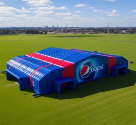 Tent1-6467 Tenda Inflável Azul Vermelha Pepsi
