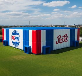 Tent1-6469 Tenda Inflável Azul e Vermelha Pepsi