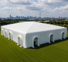 Tent1-6490 Tenda Retangular Inflável Branca Pura