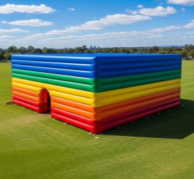 Tent1-6498 Tenda Inflável com Listras Arco-Íris