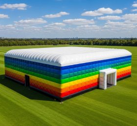 Tent1-6503 Tenda Inflável Listrada Arco-Íris