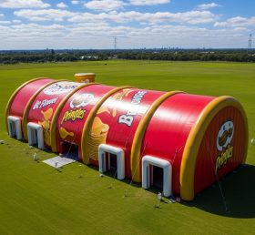 Tent1-6511 Tenda Inflável Vermelha em Forma de Lata de Pringles