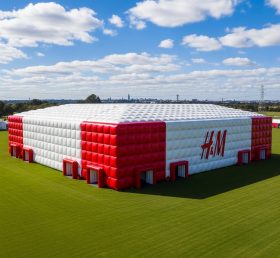 Tent1-6516 Tenda Inflável Vermelha e Branca para Evento HM